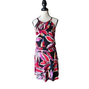 Valerie Bertinelli Sleeveless Abstract Print Dress Size 4